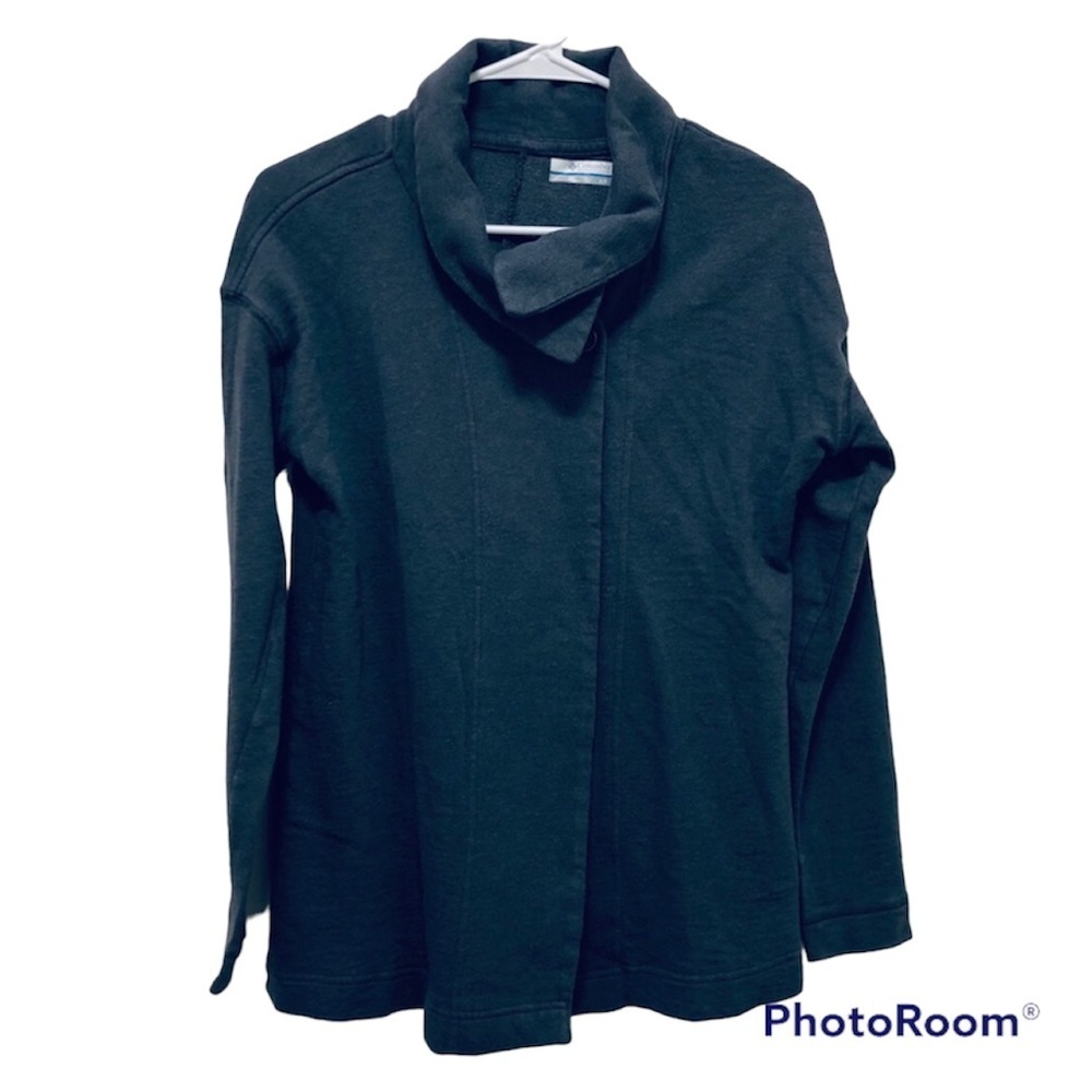 Columbia Blue Open Front Cardigan Small